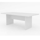 Ver imagem 1 de Mesa Reunião para Escritório 200x100cm Me4119 Branco Tecno Mobili