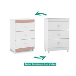 Quarto de Bebê com Guarda-Roupa,  Berço e Cômoda Ternura Peternella - 7