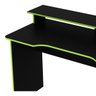 Mesa para Computador Gamer 1,36m Me4153 Tecno Mobili - Preto/verde - 5