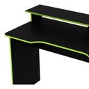 Ver imagem 5 de Mesa para Computador Gamer 1,36m Me4153 Tecno Mobili - Preto/verde