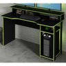 Mesa para Computador Gamer 1,36m Me4153 Tecno Mobili - Preto/verde - 1