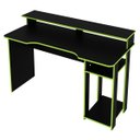 Ver imagem 3 de Mesa para Computador Gamer 1,36m Me4153 Tecno Mobili - Preto/verde