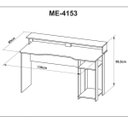 Ver imagem 6 de Mesa para Computador Gamer 1,36m Me4153 Tecno Mobili - Preto/verde