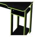 Ver imagem 4 de Mesa para Computador Gamer 1,36m Me4153 Tecno Mobili - Preto/verde