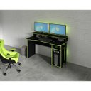 Ver imagem 2 de Mesa para Computador Gamer 1,36m Me4153 Tecno Mobili - Preto/verde