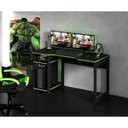 Ver imagem 3 de Mesa para Computador Gamer 1,36m com Suporte para Monitores Me4152 Tecno Mobili - Preto/verde