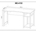 Ver imagem 6 de Mesa para Computador Gamer 1,36m com Suporte para Monitores Me4152 Tecno Mobili - Preto/verde