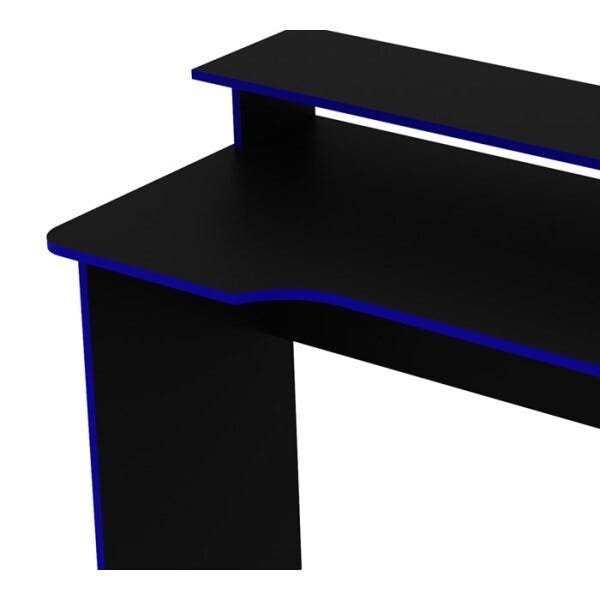 Mesa para Computador Gamer Me4153 Preto Azul Tecno Mobili - 5