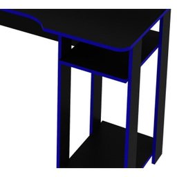 Mesa para Computador Gamer Me4153 Preto Azul Tecno Mobili - 4
