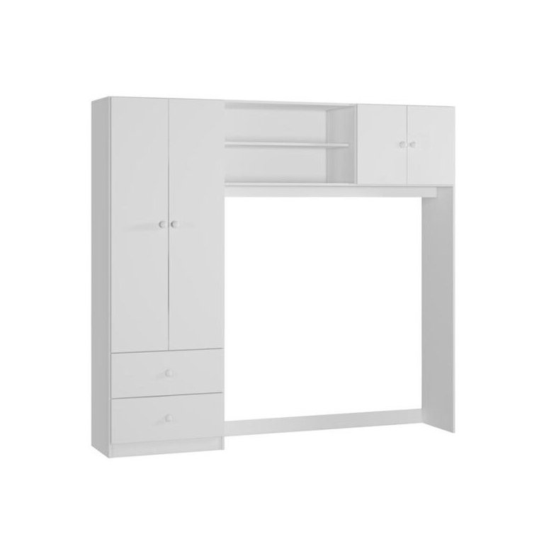 Conjugado Guarda-roupa Ternura 9250 Branco Peternella