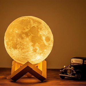 Luminária de Mesa Lua LED USB Touch Bivolt Avant