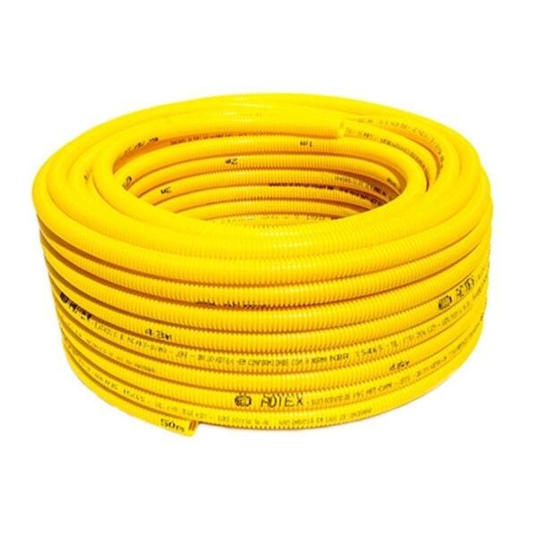 Eletroduto PVC Corrugado Amarelo Dn25Mm-3/4x50Mts - Adtex