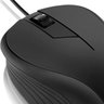 Mouse Multilaser Emborrachado Preto Com Fio Usb - MO222 - 2
