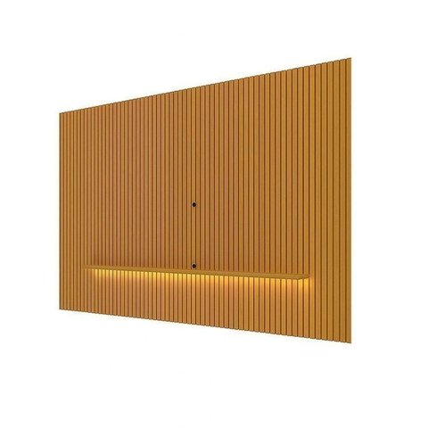 Painel Ripado para TV até 90 Polegadas com LED 100% MDF 330cmx250cm Nobre