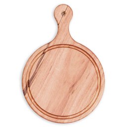 Tábua para Polenta Pizza Carne - Multiuso - 30cm - Madeira Nobre - 3