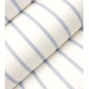 Ver imagem 2 de Papel de Parede Listrado Azul e Branco Importado com Cola Inclusa