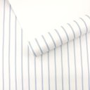 Ver imagem 1 de Papel de Parede Listrado Azul e Branco Importado com Cola Inclusa