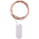 Ver imagem 1 de 1 Fio Fada Luz Led Cordão 2m 20 Leds Decoração Cobre Fita Decoração Quente