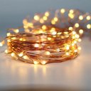 Ver imagem 2 de 1 Fio Fada Luz Led Cordão 2m 20 Leds Decoração Cobre Fita Decoração Quente