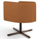 Ver imagem 4 de Kit 2 Poltronas Decorativas Giratória Base X Betina D02 Veludo Telha B-262 - Lyam Decor