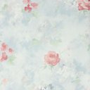 Ver imagem 2 de Papel de Parede Floral Azul Aquarelado com Cola Inclusa- Vinilico Lavável
