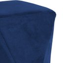 Ver imagem 2 de Puff Decorativo para Sala de Estar Ametista D02 Veludo Azul Oxford B-304