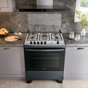 Ver imagem 6 de Fogão Dako Supreme Glass 5 Bocas a Gás Acendimento Automático Titanium - Bivolt