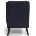 Ver imagem 5 de Kit 2 Poltronas Decorativas para e Recepção Gooby D02 Linho Chumbo C-465 - Lyam
