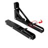 Retrátil Suporte Mão Francesa Reforçada 30cm Dobrável Preto - 6