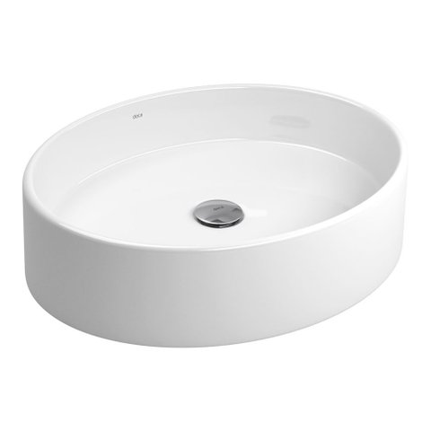 Cuba de Apoio Lavatório Oval 50x41cm Branco - L.93.17