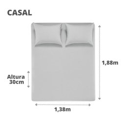 Lençol de Malha Casal Com Elástico 100% Algodão Cor:Rosa - 4