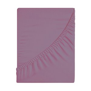 Lençol de Malha Casal Com Elástico 100% Algodão Cor:Rosa