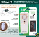 Ver imagem 3 de Ventilador de Teto com Controle Remoto Natuvent Dahlia no Light 4 Pás Madeira Freijó 127V