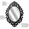 Espelho Decorativo com Moldura Preto Luís xv I01 - Lyam Decor - 3