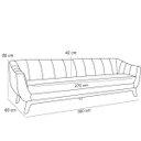 Ver imagem 6 de Sofá 4 Lugares para Sala de Estar Atenas 3,00M D02 Linho Bege B-298 - LyAM Decor