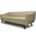 Ver imagem 1 de Sofá 4 Lugares para Sala de Estar Atenas 3,00M D02 Linho Bege B-298 - LyAM Decor