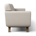 Ver imagem 5 de Sofá 3 Lugares Sala de Estar Miami 2,10M D02 Linho Cru A-430 - LyAM Decor