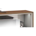 Ver imagem 2 de Rack Ópera 2.2 Off White com Freijó e Espelho - Imcal Móveis