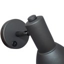 Ver imagem 5 de ARANDELA ROMA DE CABECEIRA COM INTERRUPTOR COR CINZA GRAFITE