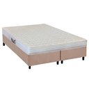 Ver imagem 1 de Cama Box Queen: Colchão Espuma Herval AG65 Frontier + Base CRC Suede Clean(158x198)