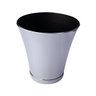 Vaso Planta Cachepô Redondo Decorativo Anti Dengue 3,5L:Cromado - 1
