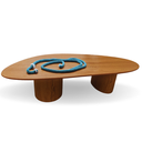 Ver imagem 2 de Mesa Bean de Centro Sala Organica Duo 100x60cm Modelar Art Mesa de Centro