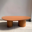 Ver imagem 2 de Mesa Bean de Centro Sala Organica Duo 100x60cm Modelar Art Mesa de Centro