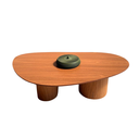 Ver imagem 1 de Mesa Bean de Centro Sala Organica Duo 100x60cm Modelar Art Mesa de Centro