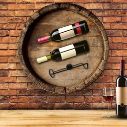 Kit 20 Un Adega Parede p Garrafa Vinho Aço Preto Industrial - 5