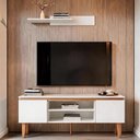 Ver imagem 3 de Rack Cava 136cm com Prateleira para TV até 60" Byhouse