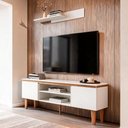 Ver imagem 2 de Rack Cava 136cm com Prateleira para TV até 60" Byhouse