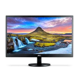 Monitor Aoc 21.5" E2270Swhen, LED Full Hd (1920x1080), HDMI e Vga, Vesa, 60Hz, 5Ms, Widescreen - 1