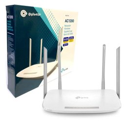 Roteador Wireless TP-Link EC220-G5, Dual Band (2.4Ghz/5Ghz), AC1200, Gigabit, 4 Antenas Fixas - 1 Roteador Wireless TP-Link EC220-G5, Dual Band (2.4Ghz/5Ghz), AC1200, Gigabit, 4 Antenas Fixas - 1