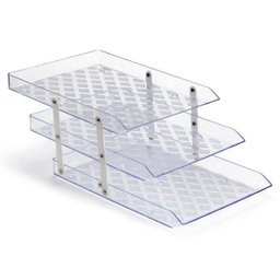 Caixa para Correspondência Tripla Móvel, Waleu - Cristal - 10050018 - 1